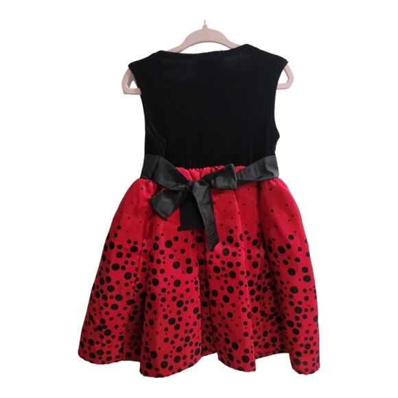 Red and Black Girls Formal Dress - Picture 4 of 6